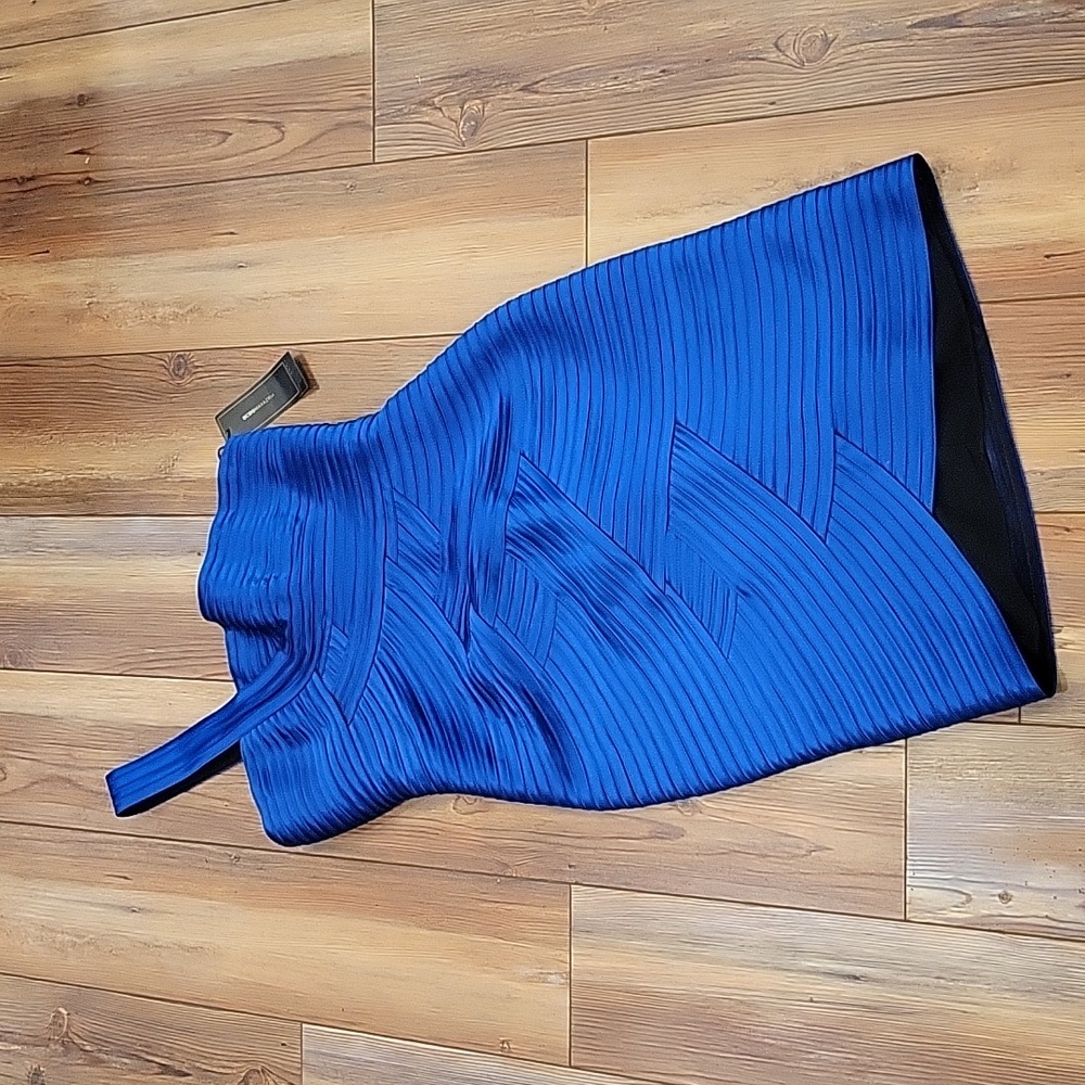 🆕 BCBG maxazria blue cocktail dress